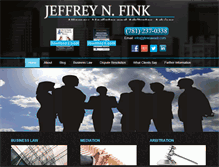 Tablet Screenshot of jfinklawadr.com